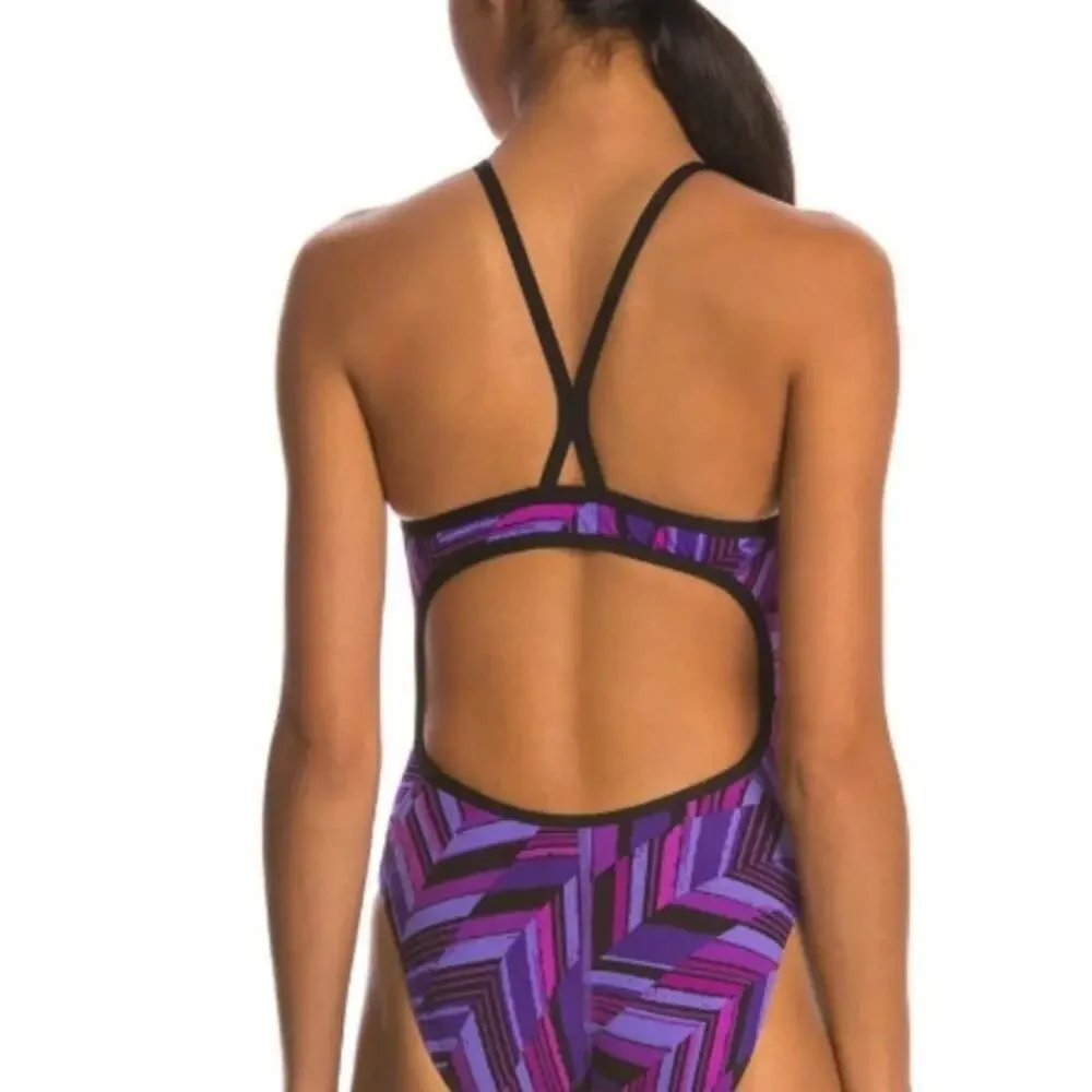 Speedo Endurance Free Back‎ One Piece Swimsuit Womens Size 28 (728)